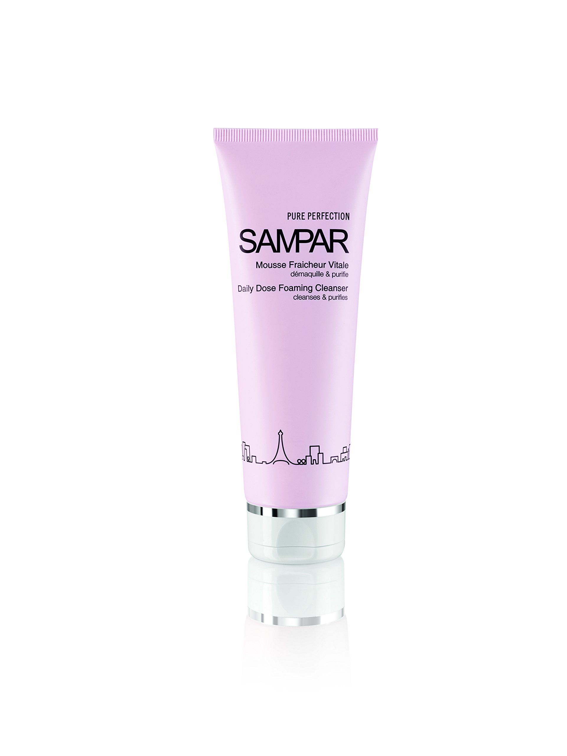 Sampar Pure Perfection Daily Dose Foaming Cleanser 125ml - Gentle Face Wash for Sensitive Skin | Morning & Night Skincare Routine
