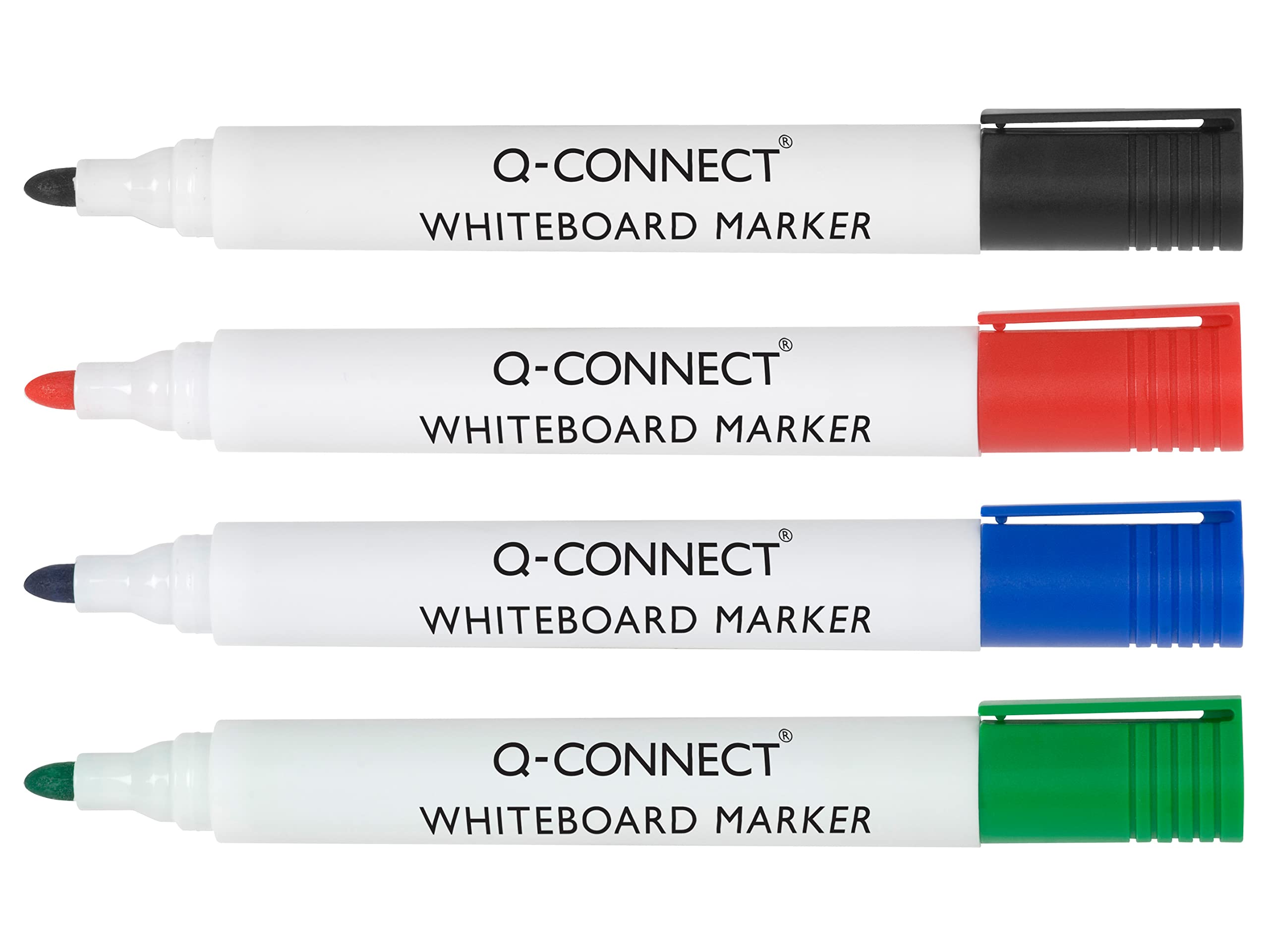Dry Erase Markers Red - Pack of 10 Whiteboard Markers for Office, Classroom & Home Use - Non-Toxic Low Odor White Board Pens
