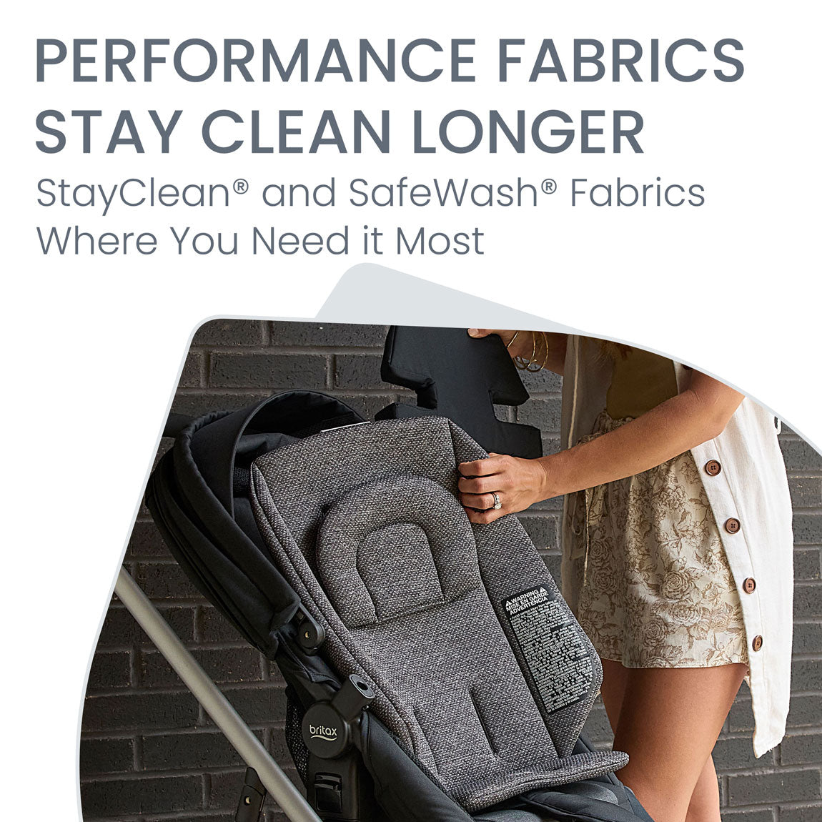 Britax Grove Modular Stroller - Lightweight Travel Stroller with Adjustable Seat & Canopy | Perfect for City Walks, Shopping & Air Travel