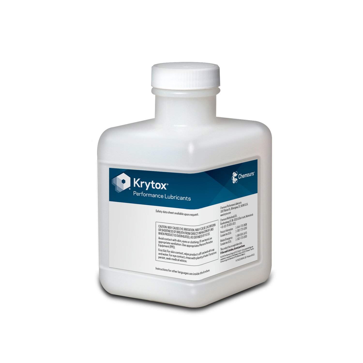 Krytox 1531 Vacuum Pump Oil 1 kg (2.2 lb) High Viscosity Lubricant for Laboratory & Industrial Equipment - Ideal for Vacuum Pumps, Compressors & High-Temperature Applications