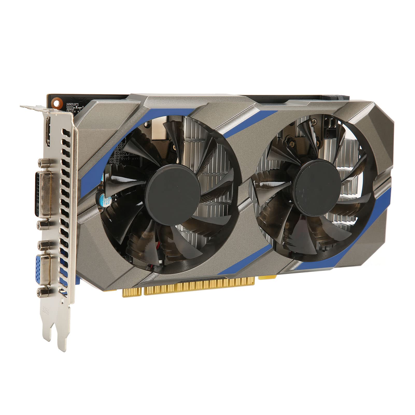 NVIDIA GeForce GTX 750 Ti 4GB GDDR5 128-bit Gaming Graphics Card with Dual Fan Cooling - HDMI, DisplayPort & DVI-D Outputs for PC Gaming, Video Editing & 4K Streaming