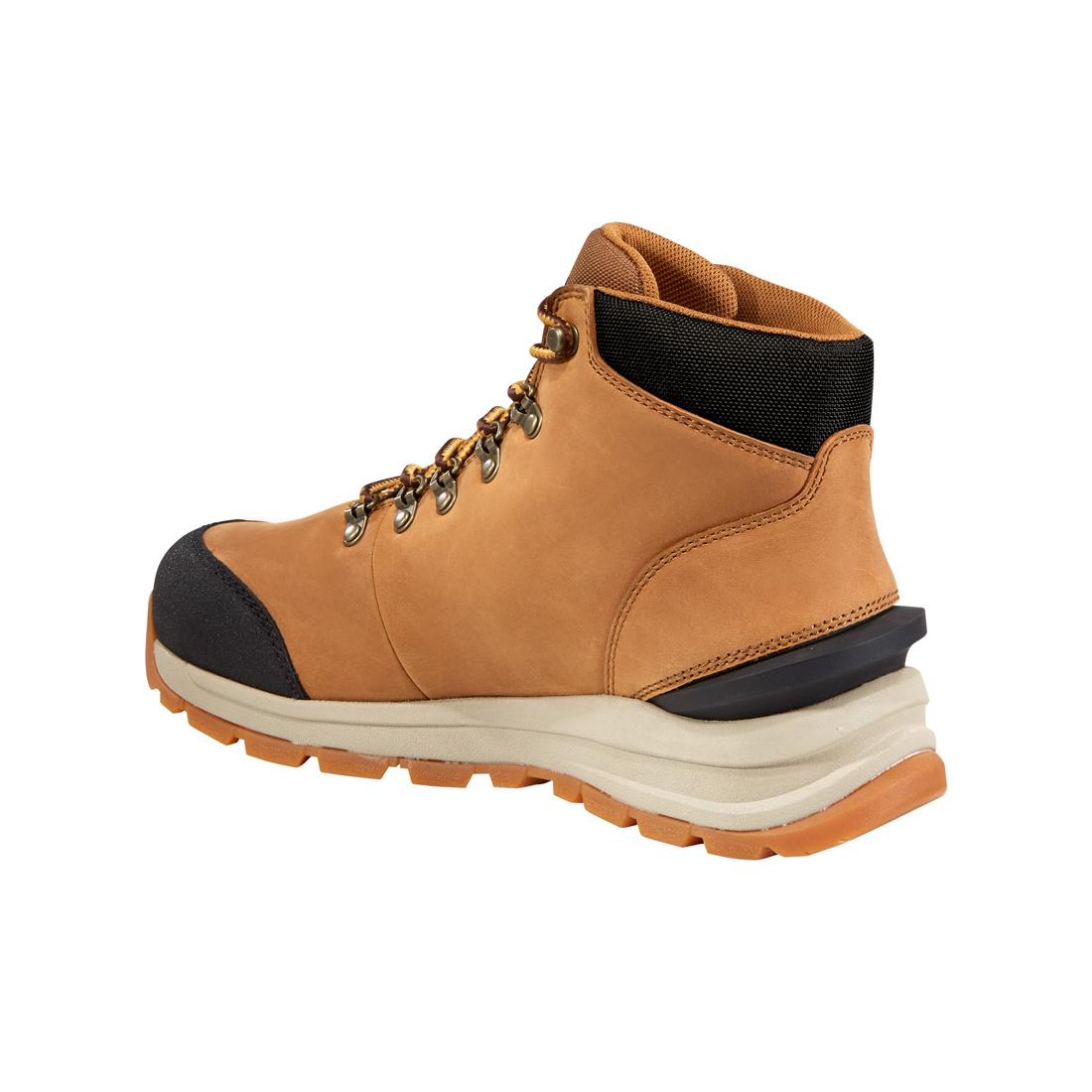 **Gilmore 5 Inch Soft Toe Waterproof Work Boots for Men - Light Brown - Comfortable & Durable for Construction, Hiking & Outdoor Activities**