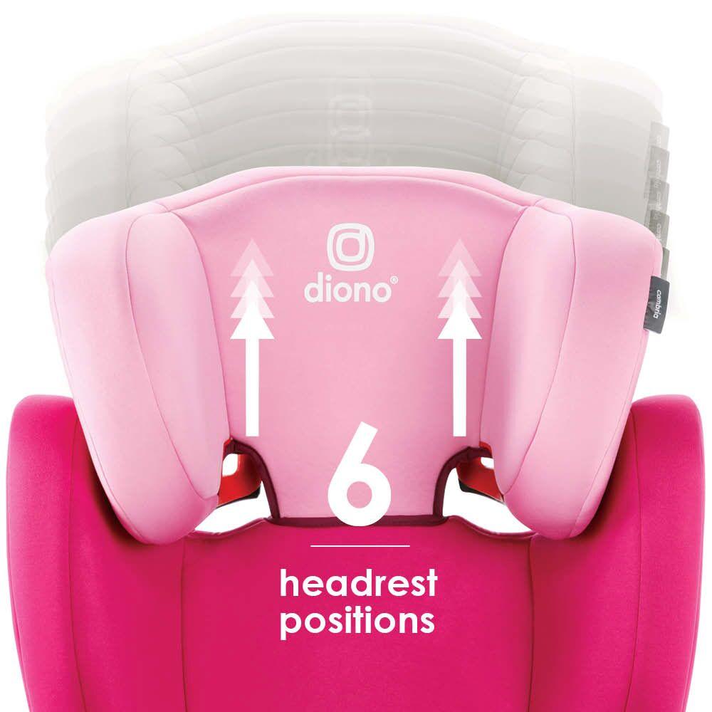 Diono Cambria 2-in-1 Booster Car Seat - Convertible High Back & Backless Booster for Kids 3-12 Years - Safe Travel for School, Road Trips & Everyday Use