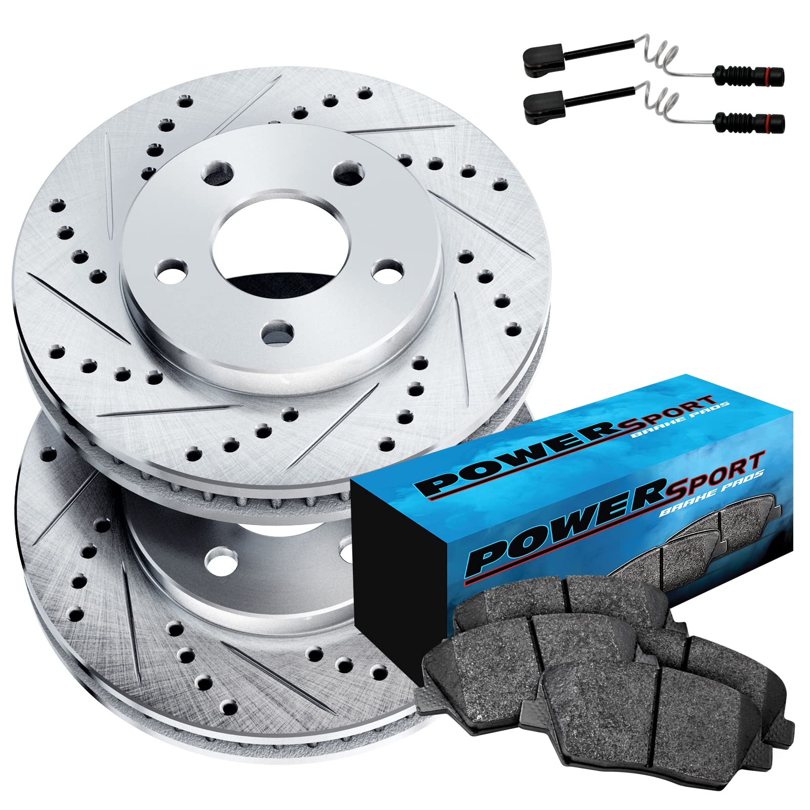 High-Performance Power Sport Rear Brake Kit - Ceramic Brake Pads & Rotors Set (BLCR.35229.02) for Motorcycles, ATVs & Off-Road Vehicles