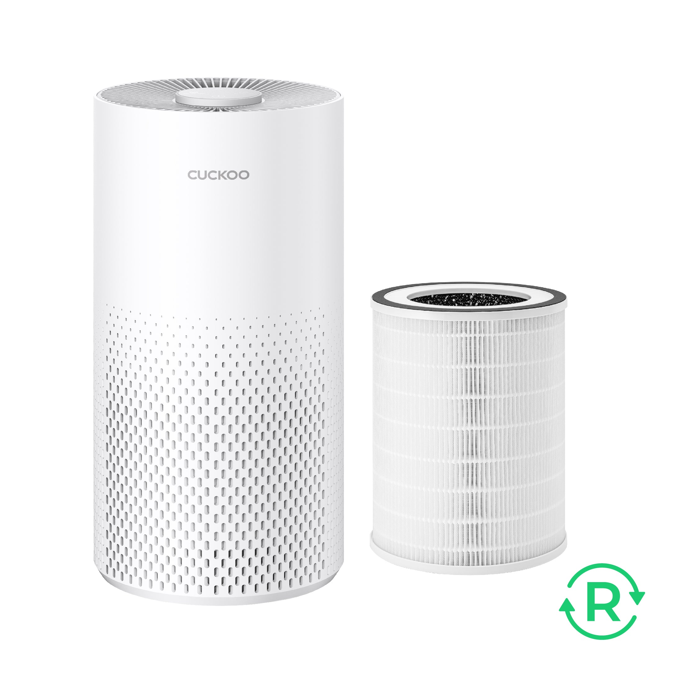 Refurbished Grade B 3-in-1 H13 True HEPA Air Purifier with Extra Filter - Removes Dust, Pollen & Odors - Ideal for Home, Office & Bedroom (CAC I0510FW Bundle)