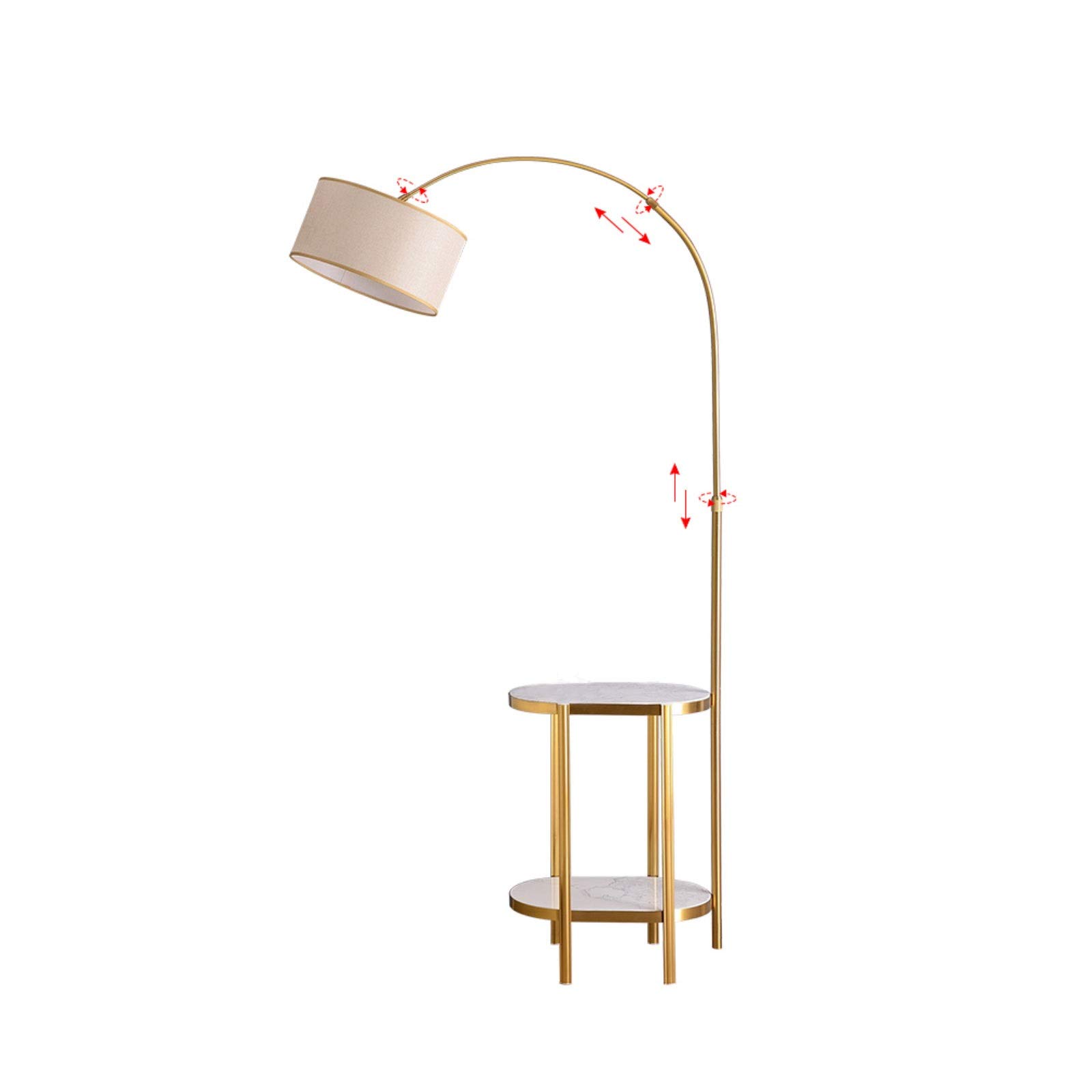 Adjustable Floor Lamp for Living Room & Bedroom - Modern Reading Lamp with Dimmable LED Light, Vertical Night Stand for Indoor Lighting - Perfect for Study, Relaxation & Home Decor