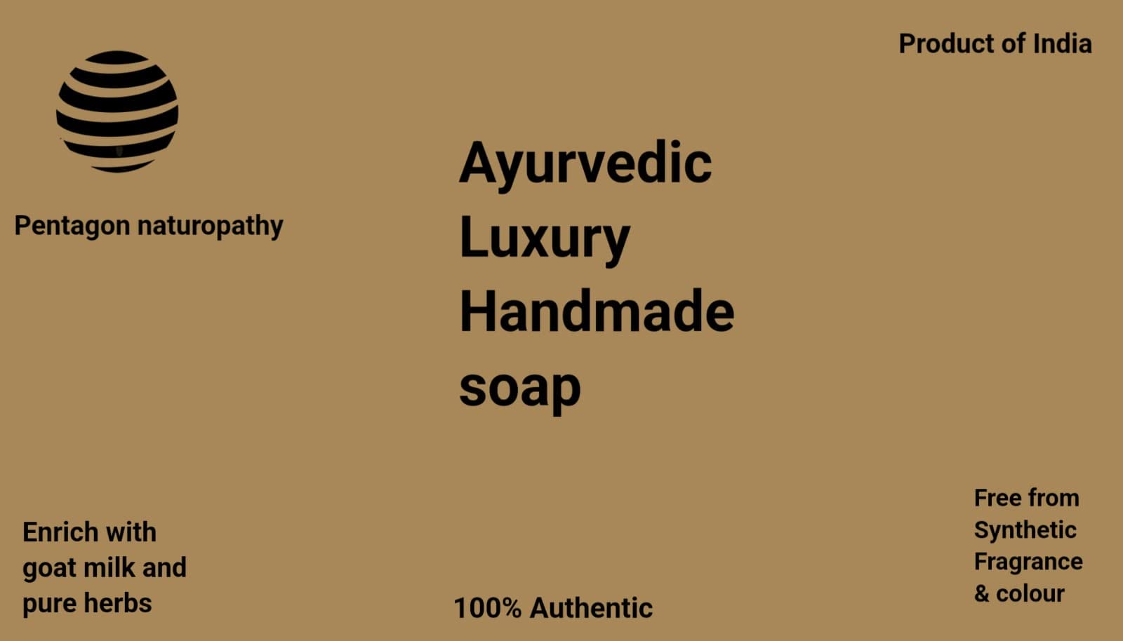 Pentagon Naturopathy Ayurvedic Luxury Handmade Beauty Soap - Organic, Natural Skincare for Glowing Skin | Perfect for Daily Cleansing & Relaxation