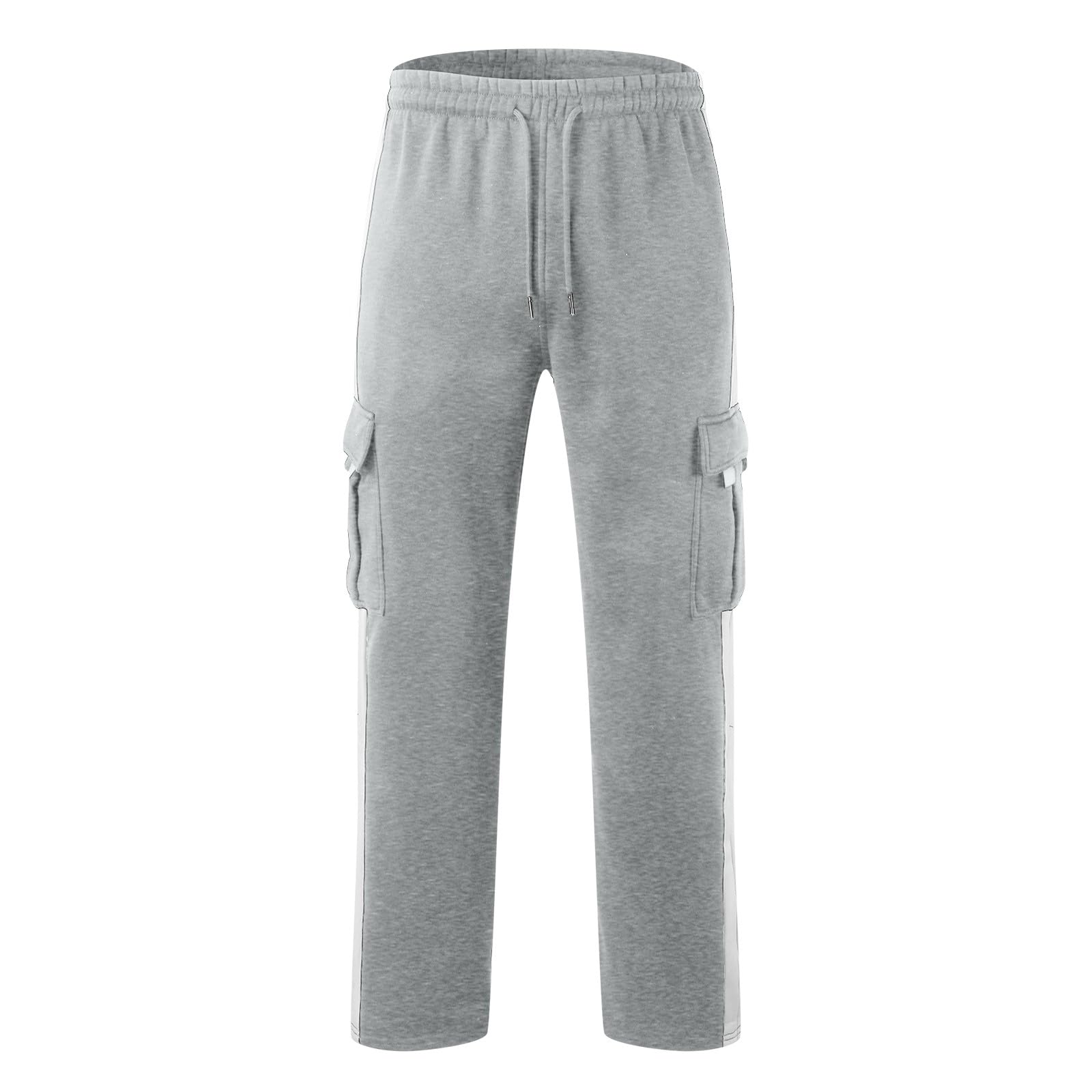 **Men's Cargo Sweatpants - Big & Tall Jogger Pants with Drawstring & Pockets - Workout, Running, Golf & Casual Wear**    **Perfect for Gym, Outdoor Activities, Work & Everyday Comfort**