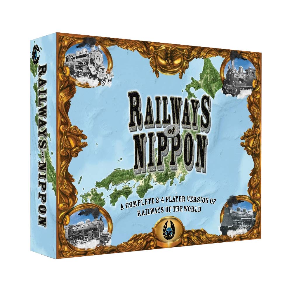 Eagle Games FRD102119 Railways of Nippon Board Game - Colorful Japanese Train Strategy Game for Adults & Families | Perfect for Game Nights & Train Enthusiasts