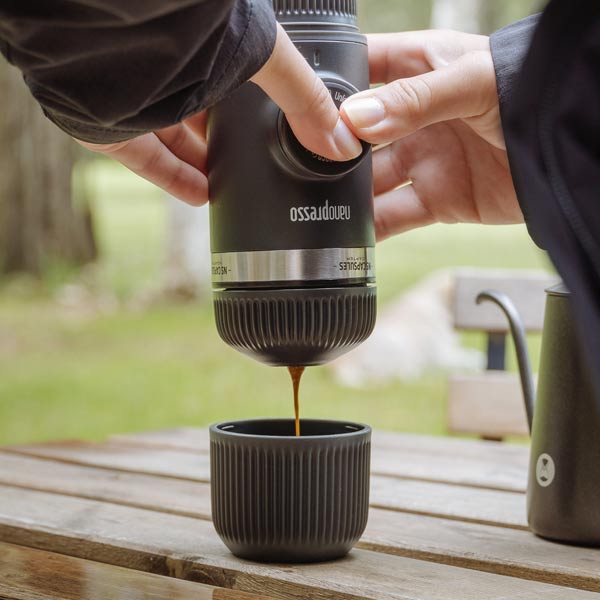 Wacaco NanoPresso Portable Espresso Maker - Handheld Manual Coffee Machine for Travel, Camping & Office - Compact & Lightweight Espresso Maker for Coffee Lovers