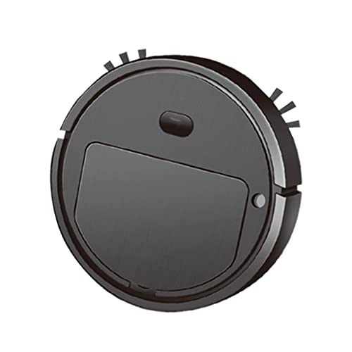 MagiDeal Slim Robot Vacuum Cleaner with Strong Suction, Rechargeable, Auto Mop & Spray Mist - Smart Home Cleaning Machine for Hardwood Floors & Pet Hair - Black