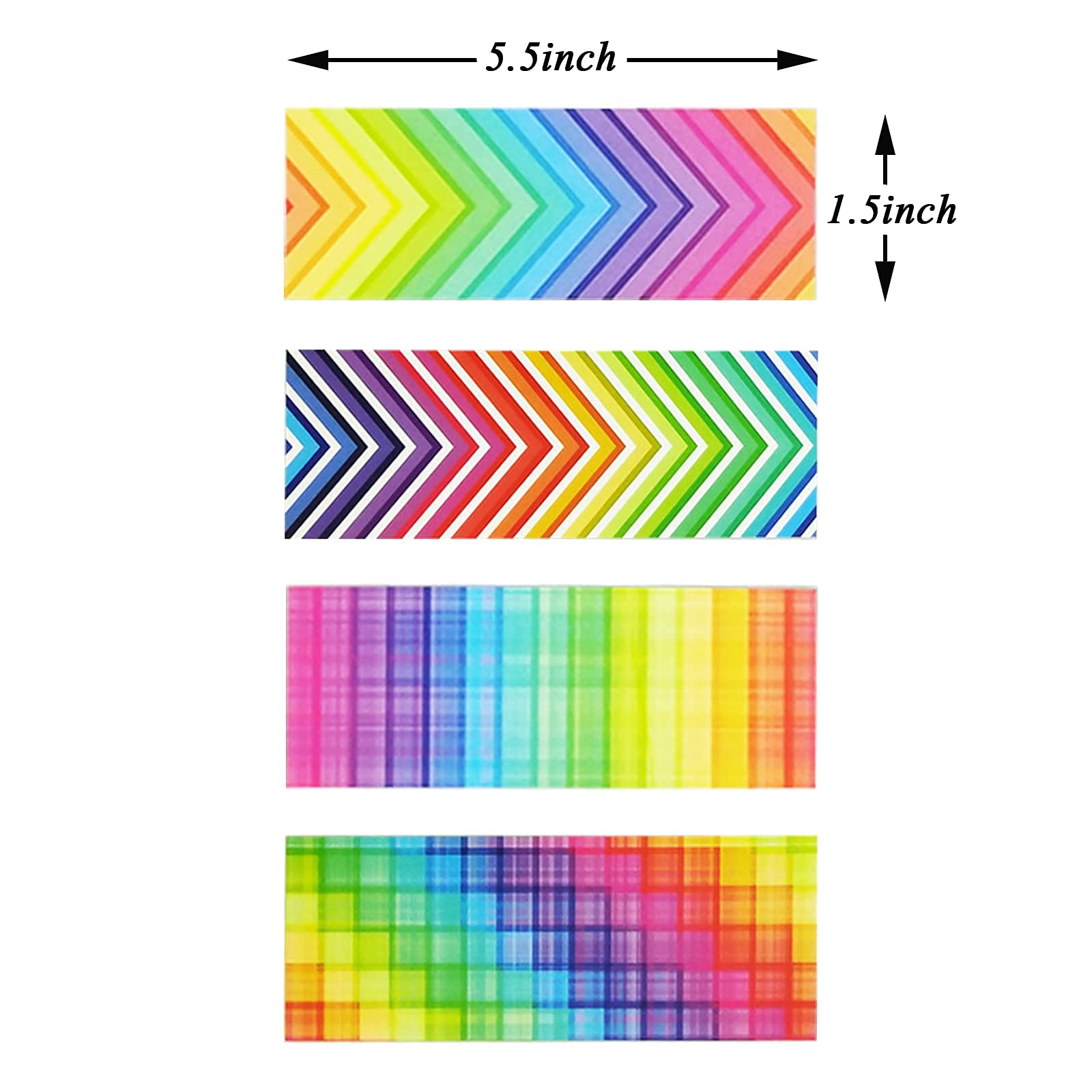 160Pcs Colorful Laminated Paper Bookmarks for Kids - Fun & Creative Reading Bookmarks for School, Gifts & Stationery Supplies - Perfect for Book Lovers, Students & Teachers