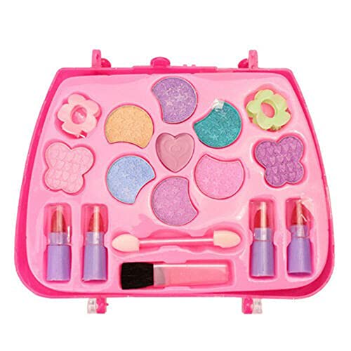 **BDYJY Washable Kids Makeup Kit for Girls - Non-Toxic Play Cosmetic Set with Purse, Perfect for Pretend Play, Birthday & Valentine's Day Gifts (Multicolor) | Great for Dress-Up, Parties & Role-Playing Fun**