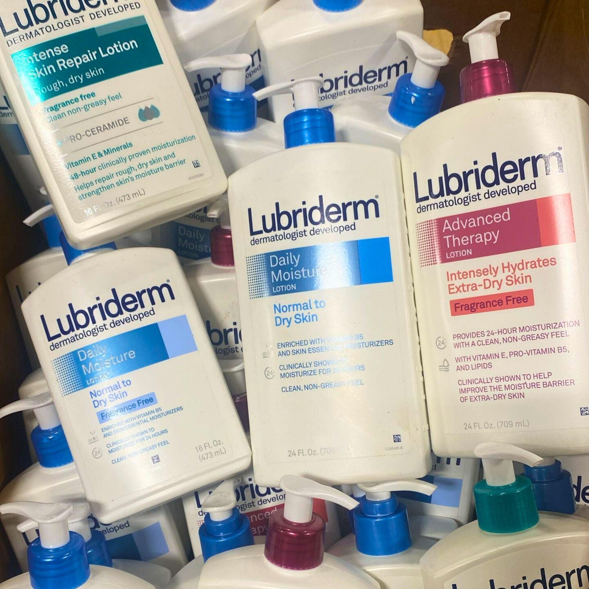 Lubriderm Assorted Mix 26-Piece Lot - Daily Moisturizing Lotion for Dry Skin - Perfect for Home, Office & Travel Use