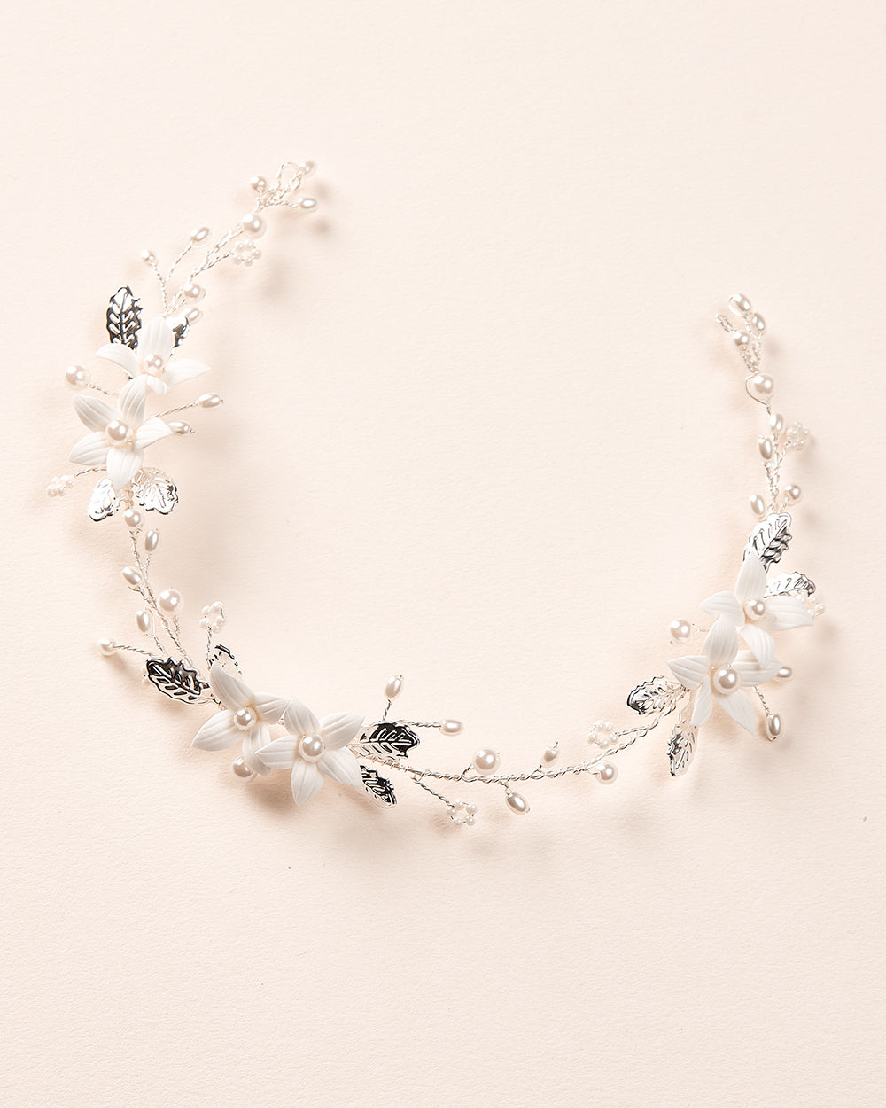 Floral Hair Vine for Women - Spring Wedding Hair Accessories with Flowers - Perfect for Brides, Bridesmaids, and Special Occasions