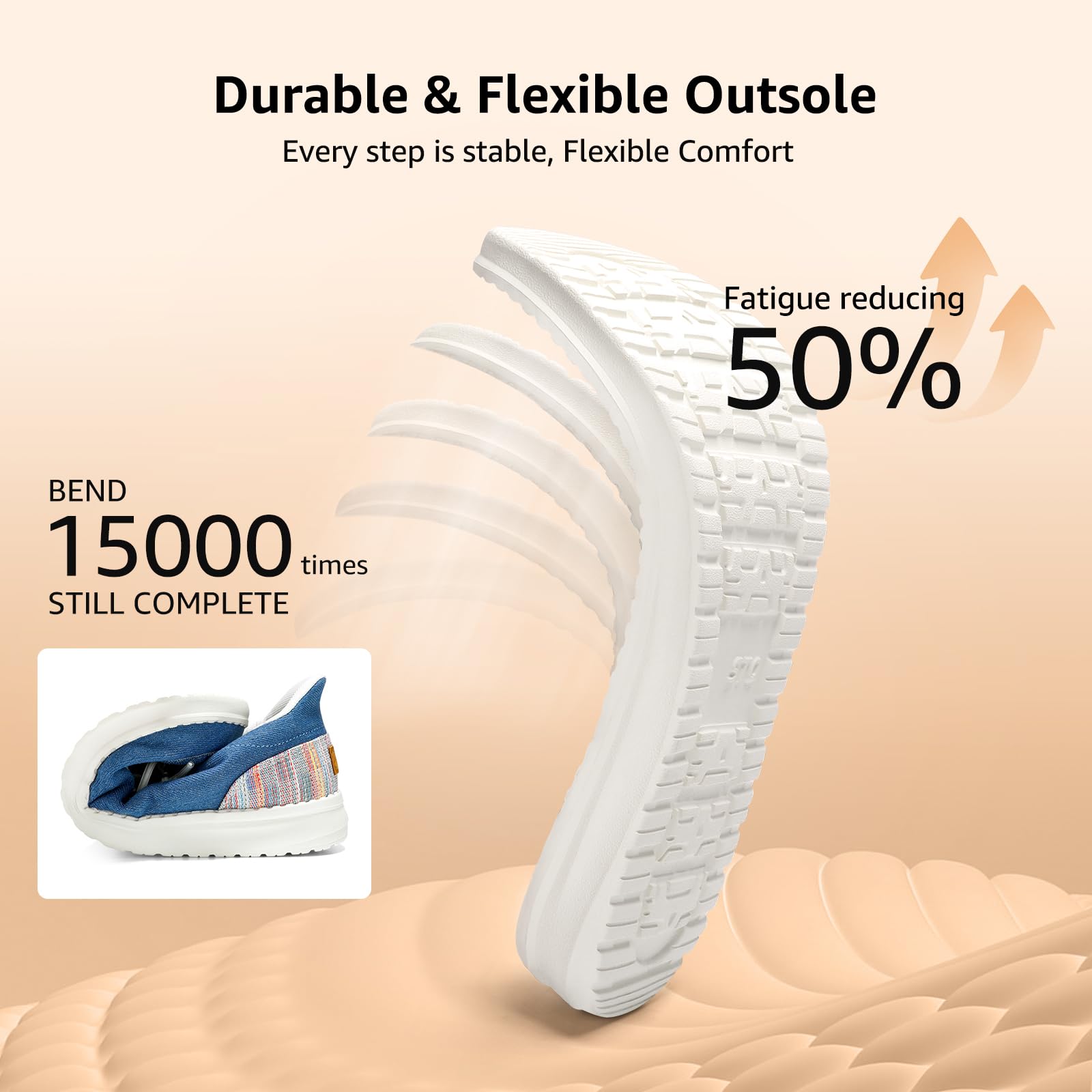 STQ Women's Slip-On Maternity Shoes - Orthopedic Support for Plantar Fasciitis, Ultra Lightweight Comfort Sneakers for Pregnancy & Everyday Wear