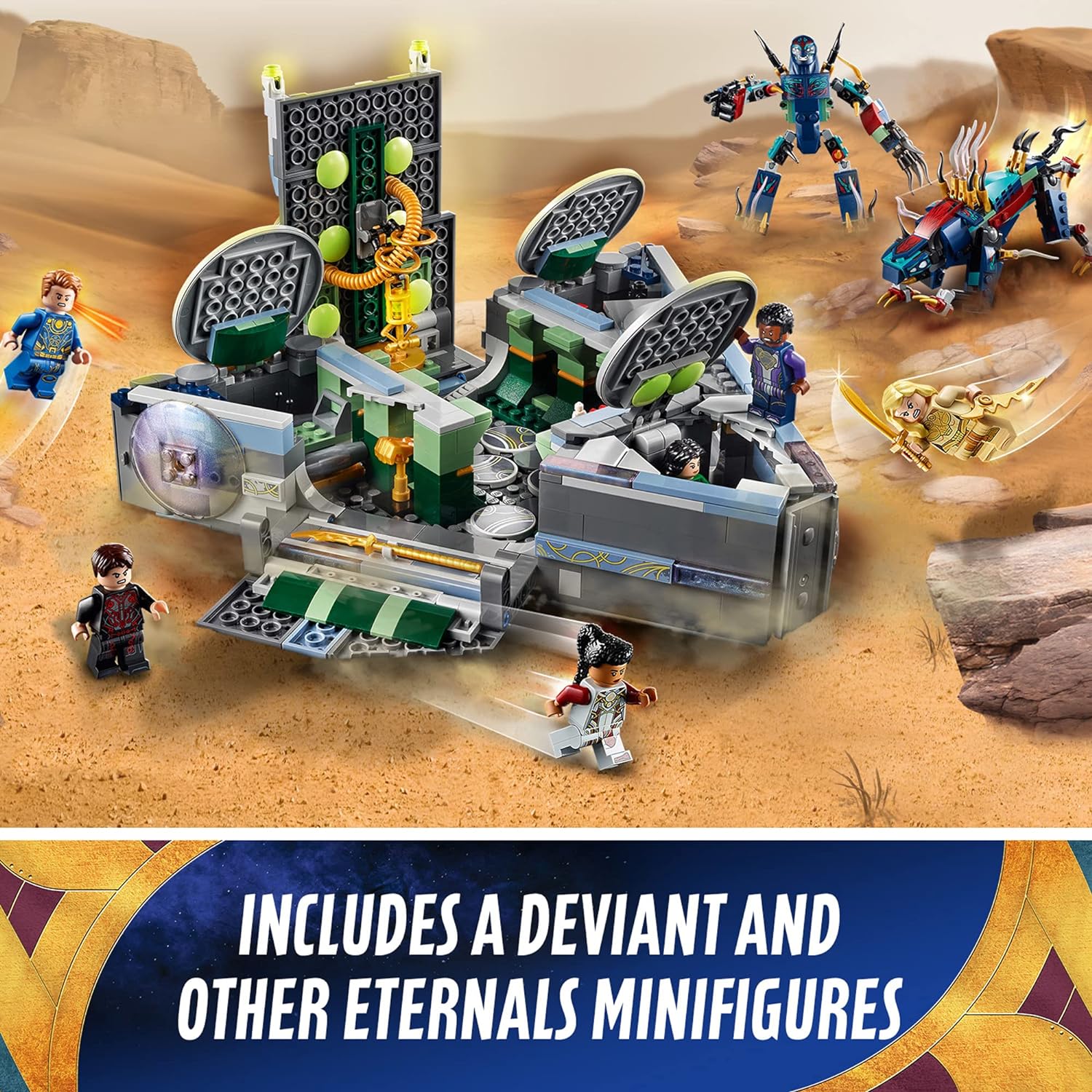 LEGO Marvel Rise of The Domo 76156 Building Kit - Superhero Toy Set with Avengers & Thanos Minifigures - Perfect Gift for Kids & Collectors - Play at Home or Display