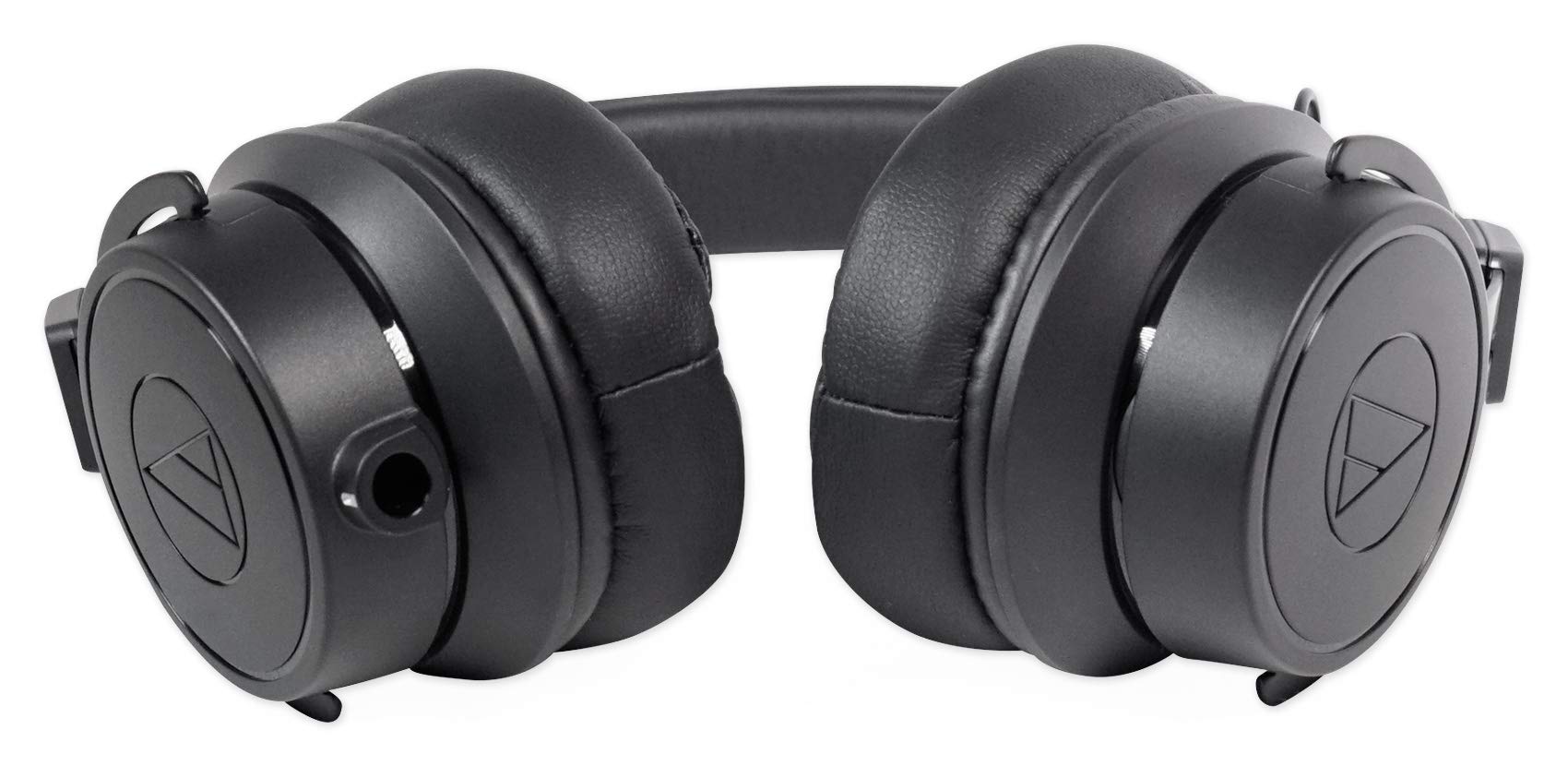 Audio-Technica ATH-M60X Professional Studio Monitor Headphones & Mackie Big Knob Passive Monitor Controller - Perfect for Music Production, Podcasting & Home Recording Studios