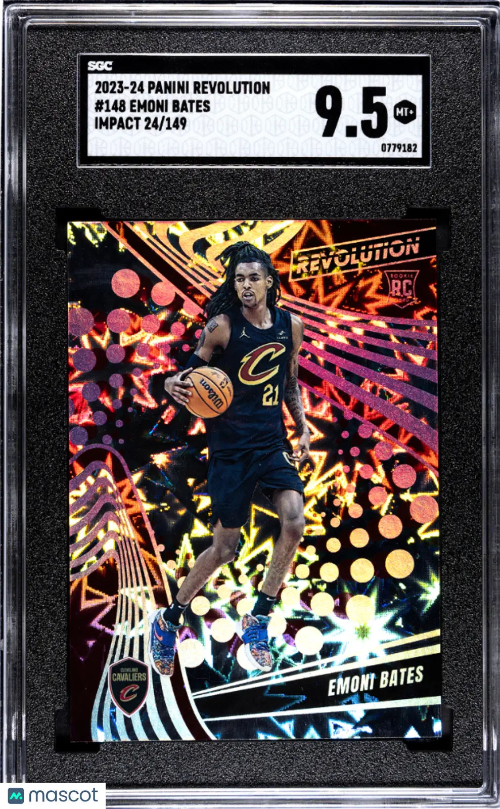 2023 Panini Revolution Basketball Emoni Bates RC Rookie Impact SGC 9.5 /149 - Rare Collectible Trading Card for NBA Fans & Sports Memorabilia Collectors - Perfect for Display, Investment, and Gifting