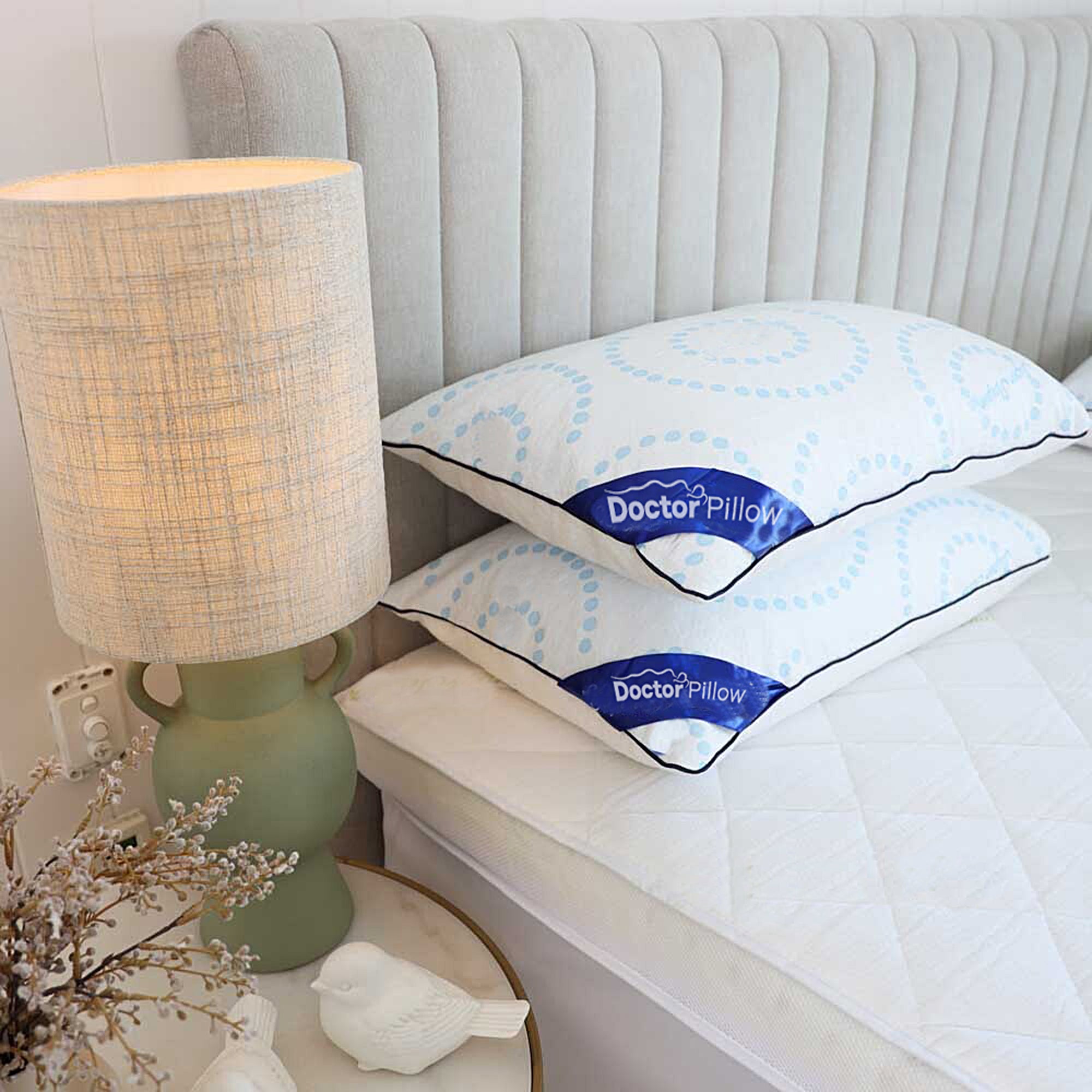 Forever Cool Support Pillow with Cooling Gel Technology - Orthopedic Neck & Back Pain Relief - Perfect for Side Sleepers, Hot Sleepers & Post-Surgery Recovery