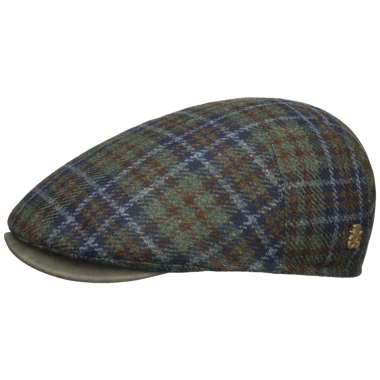 Mayser Marzio Check Zechbauer Flat Cap - Stylish Wool Men's Hat for Casual & Formal Wear | Perfect for Autumn, Winter & Outdoor Activities