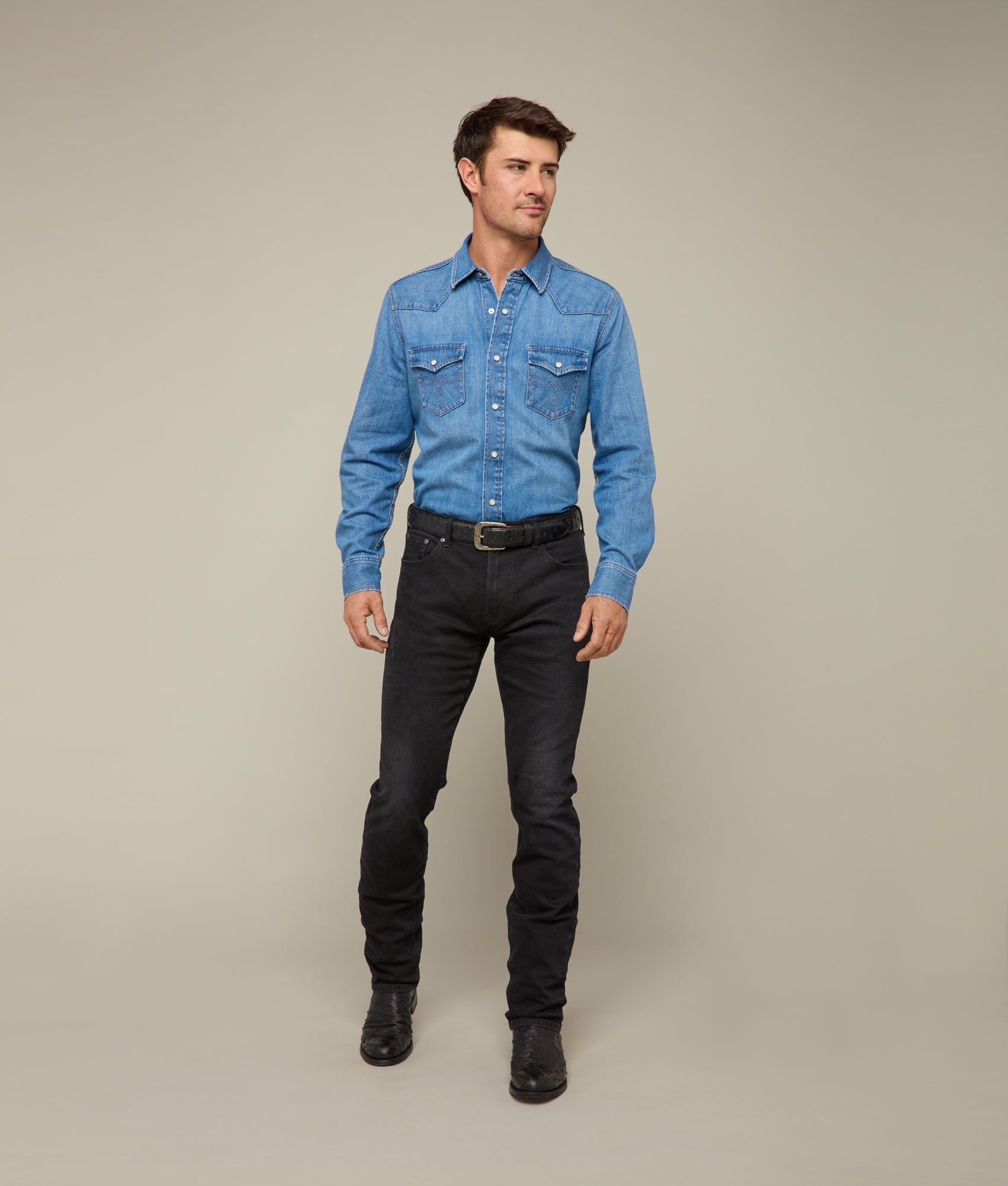 Jesse Men's Slim Straight Fit Jeans - Oil Resin Wash | Comfortable & Stylish for Casual Wear, Work & Night Out
