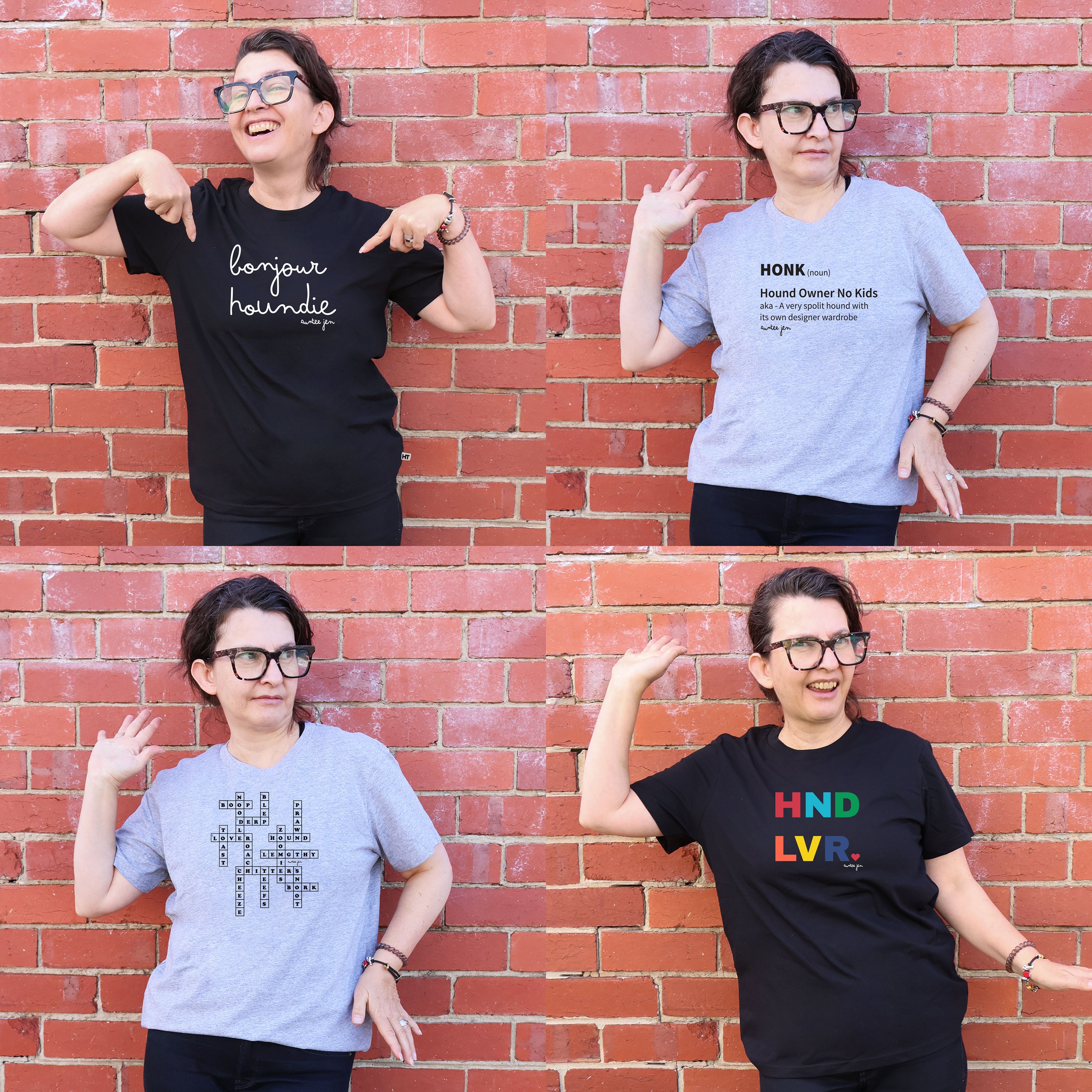Auntee Jen HUMAN Graphic Tee - Unisex Cotton T-Shirt for Men & Women - Trendy Streetwear Fashion for Casual Wear, Outfits & Daily Comfort