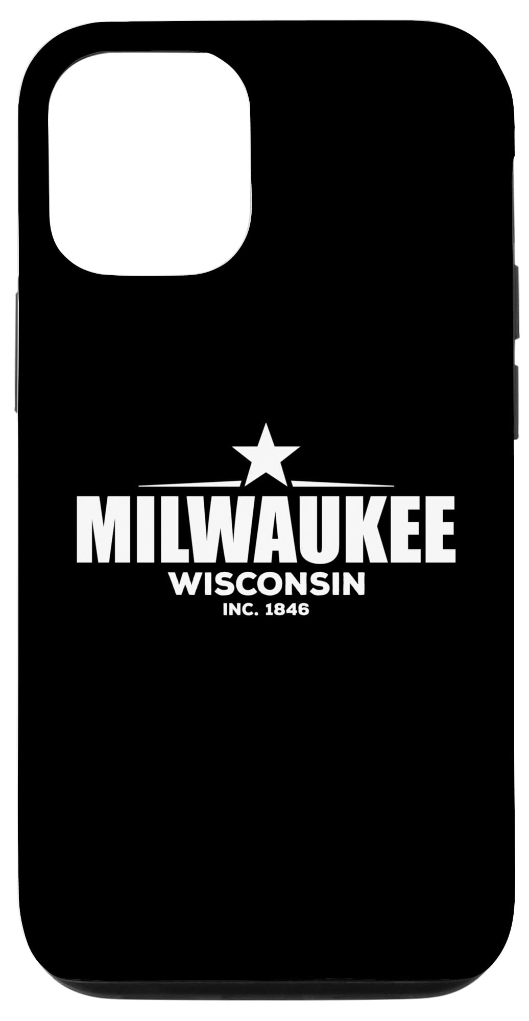Premium Shockproof iPhone 12/12 Pro Case - Milwaukee Wisconsin Themed Design | Durable Protection for Everyday Use & Outdoor Activities