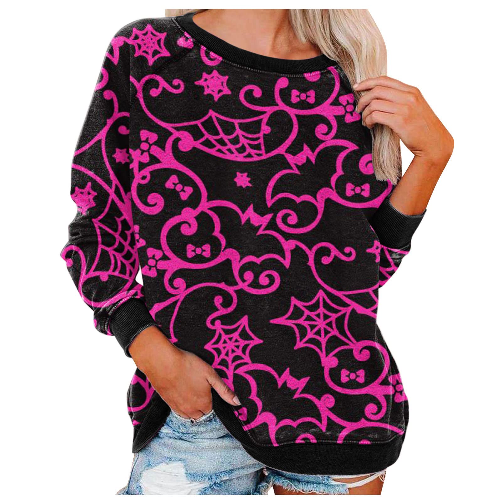 UODSVP Women's Long Sleeve Casual Sweater - Loose Fit Round Neck Drop Shoulder Pullover for Fall & Winter | Perfect for Office, Date Night & Weekend Outfits