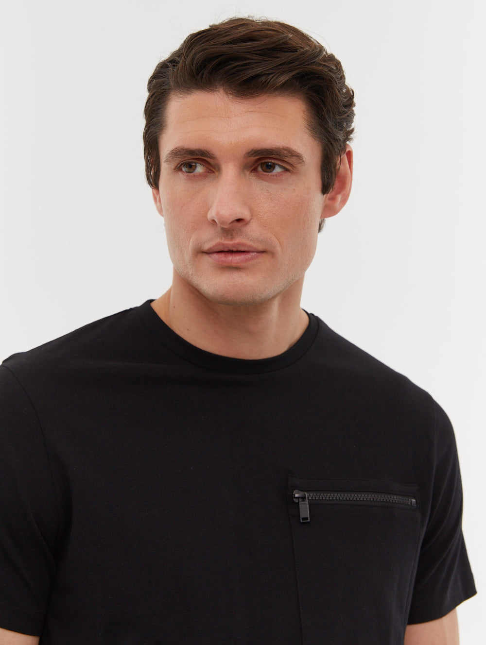 Hapsi Men's Casual Chest Pocket T-Shirt - Comfortable Cotton Tee for Everyday Wear | Perfect for Work, Outings & Relaxation