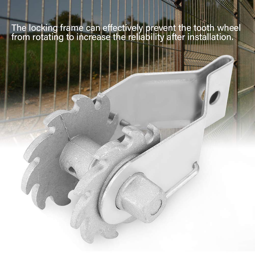24Pcs Heavy Duty Electric Fence Strainer - Professional Aluminum Alloy Ratchet Wire Tensioner with Locking Frame for Farm & Livestock Fencing | Secure Animal Containment & Property Protection