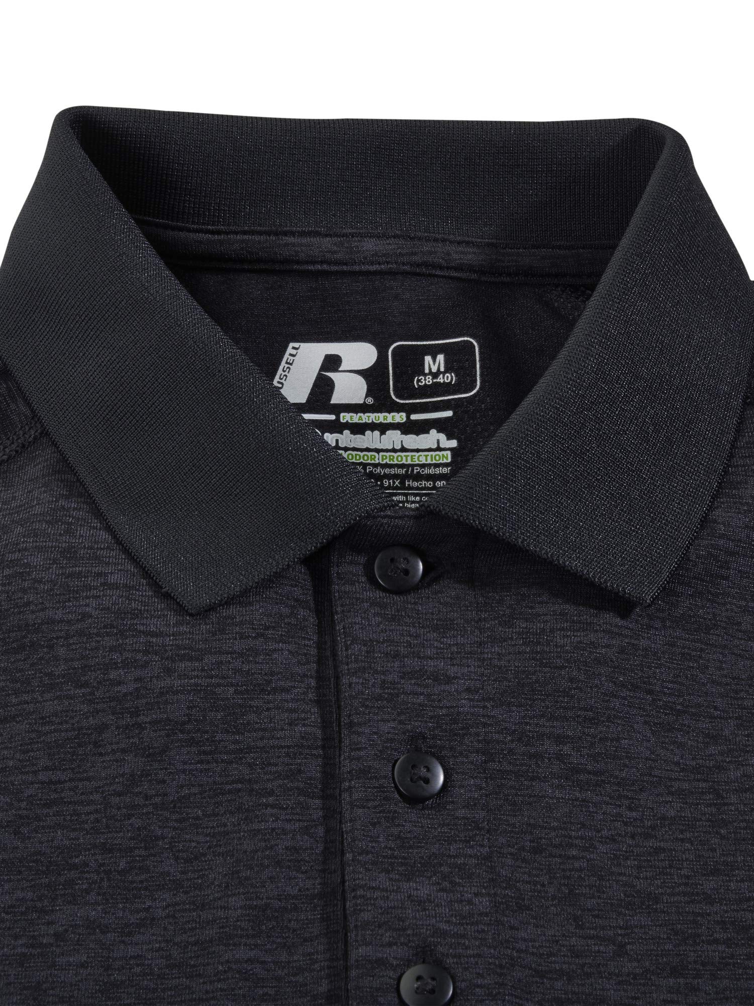 Breathable Moisture-Wicking Men's Short-Sleeve Performance Polo Shirt - Seamless Activewear for Gym, Golf & Outdoor Sports