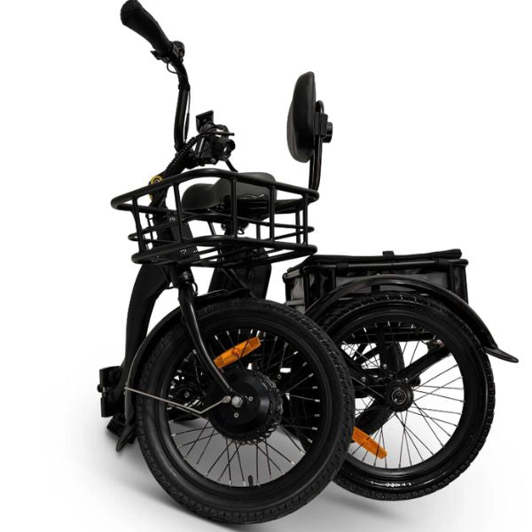 Go Bike TRIO Crossover Lightweight Foldable Electric Tricycle for Adults - 250W Motor, 20MPH, 30-50 Mile Range - Perfect for Commuting, Urban Travel & Senior Mobility