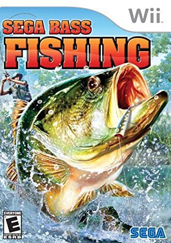 Sega Bass Fishing Game for Nintendo Wii - Realistic Fishing Simulation for Family Fun & Outdoor Adventure Enthusiasts