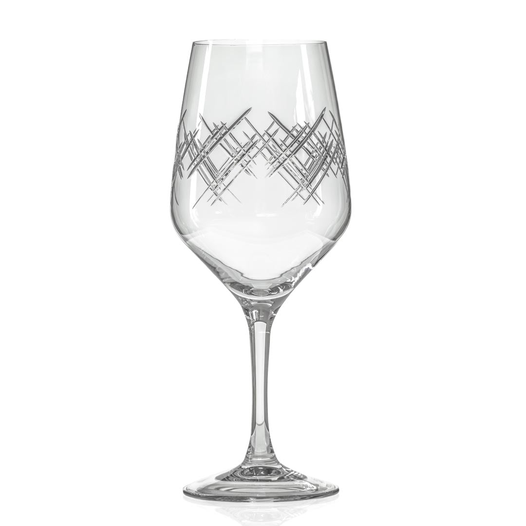Argyle 19.5oz All Purpose Wine Glasses Set of 2 - Perfect for Red Wine, White Wine, Cocktails & Water - Elegant Stemware for Dinner Parties, Weddings & Home Entertaining