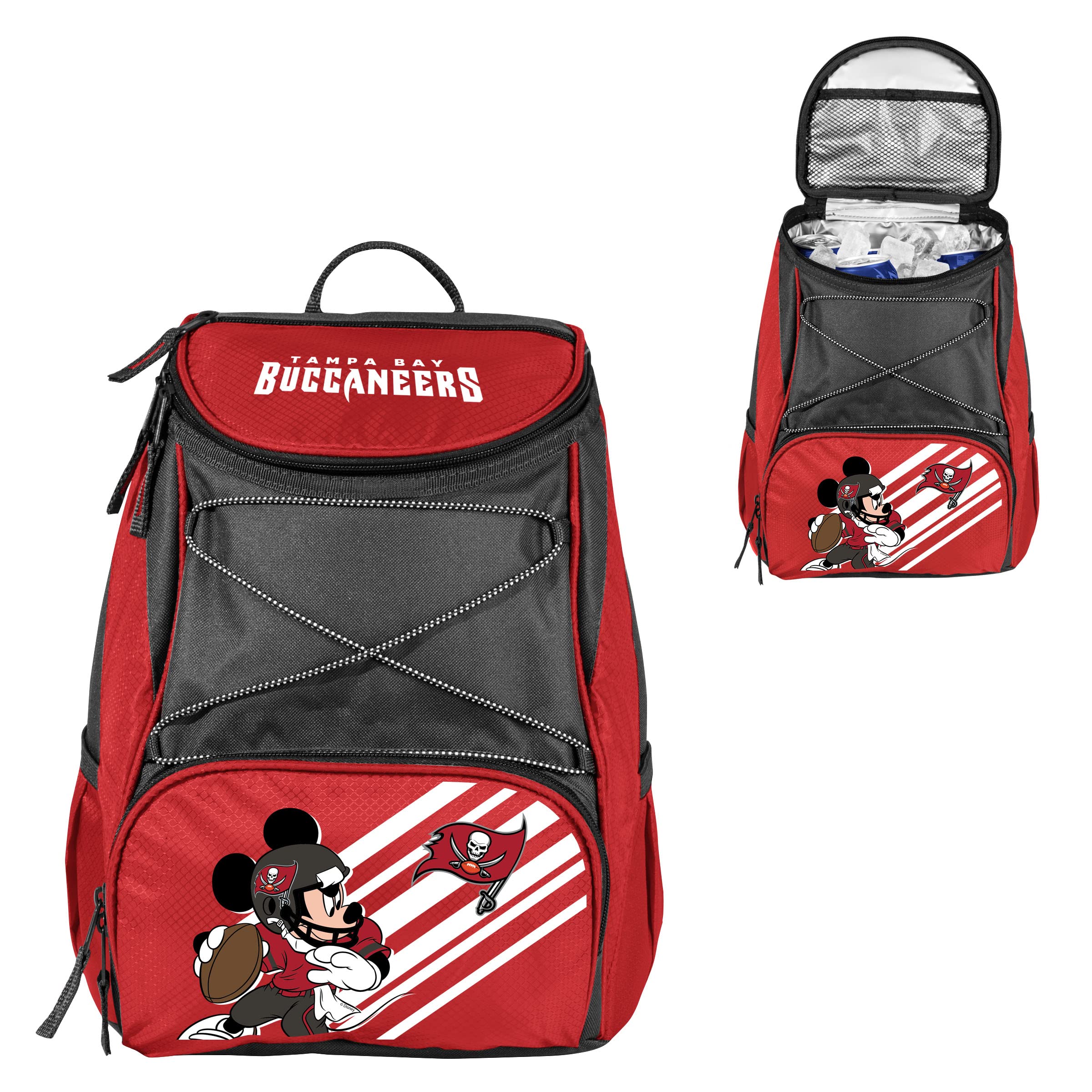 PICNIC TIME NFL Unisex-Adult Mickey PTX Backpack Cooler - Insulated Lunch Bag for Outdoor Sports, Tailgating, Camping & Beach Trips