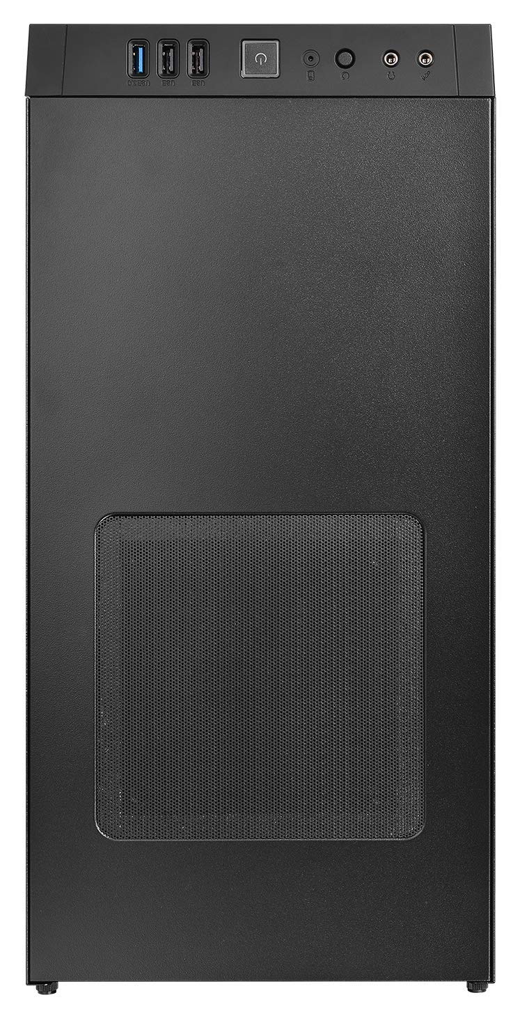 Thermaltake Versa H17 Black Micro ATX Mini Tower Gaming PC Case - Compact Computer Case with 120mm Rear Fan Pre-Installed | Perfect for Small Form Factor Gaming Rigs & Home Office Setups