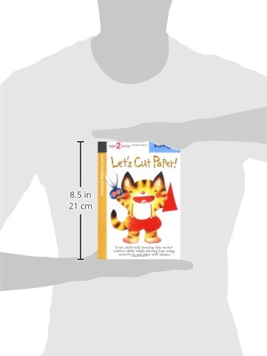 Kumon First Steps Workbooks - Let's Cut Paper! Scissor Skills Activity Book for Toddlers & Preschoolers | Early Learning, Fine Motor Development | Classroom & Homeschool Use