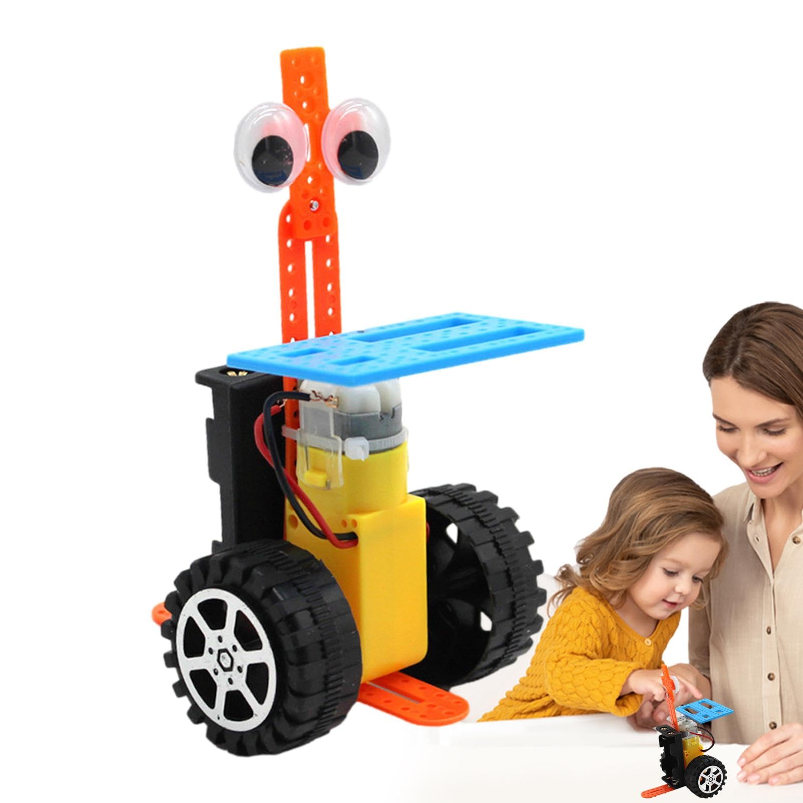 GjnjfdF DIY Robot Building Toy Kit - Handmade Food Delivery Robot Model for Kids & Adults | STEM Educational Technology Toy for Home, School & Robotics Enthusiasts