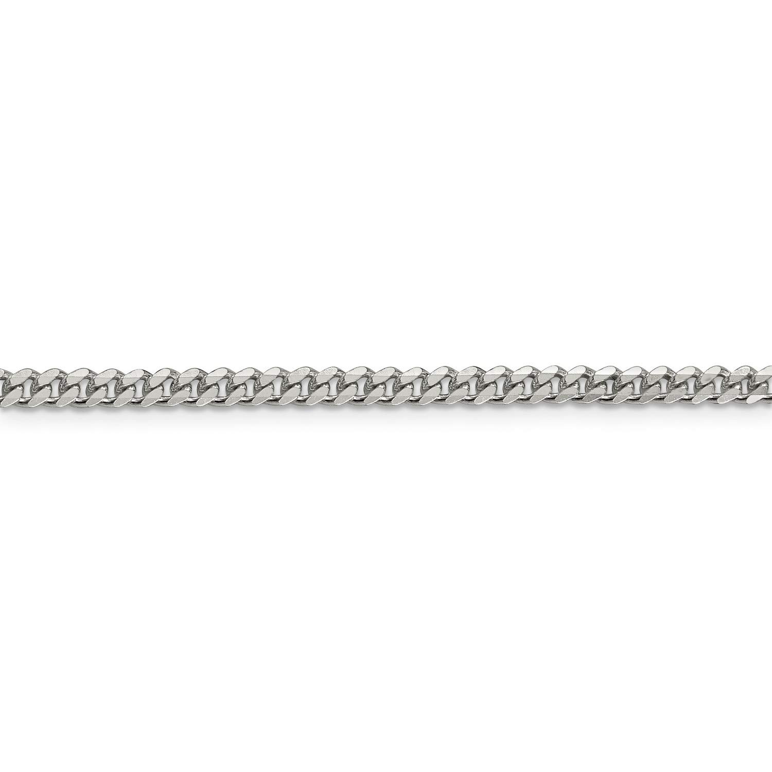 925 Sterling Silver Curb Chain Necklace, Bracelet or Anklet Set - Durable & Hypoallergenic Jewelry for Women & Men - Perfect for Everyday Wear, Gifts & Special Occasions