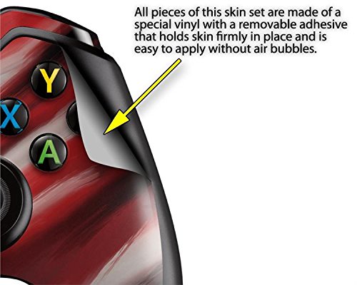 Premium WraptorSkinz Vinyl Skin Wrap for XBOX One Original Wireless Controller - Custom Decal Style, Paint Blend Red - Perfect for Gaming, Personalization & Protection