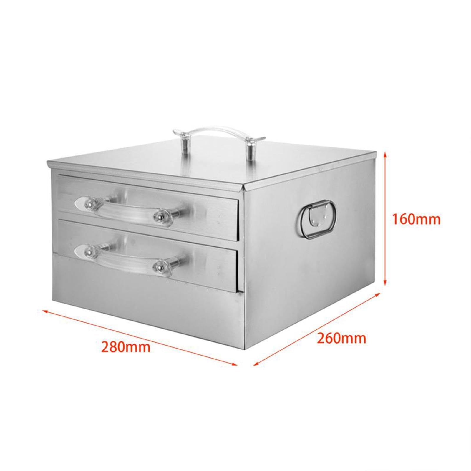 2-Layer Rice Noodle Roll Steamer Machine - 28x26x16cm Dim Sum Maker with 3 Trays for Home Kitchen | Perfect for Making Cheung Fun, Rice Rolls & Steamed Buns | Great for Asian Cooking, Breakfast Prep & Restaurant-Style Dishes