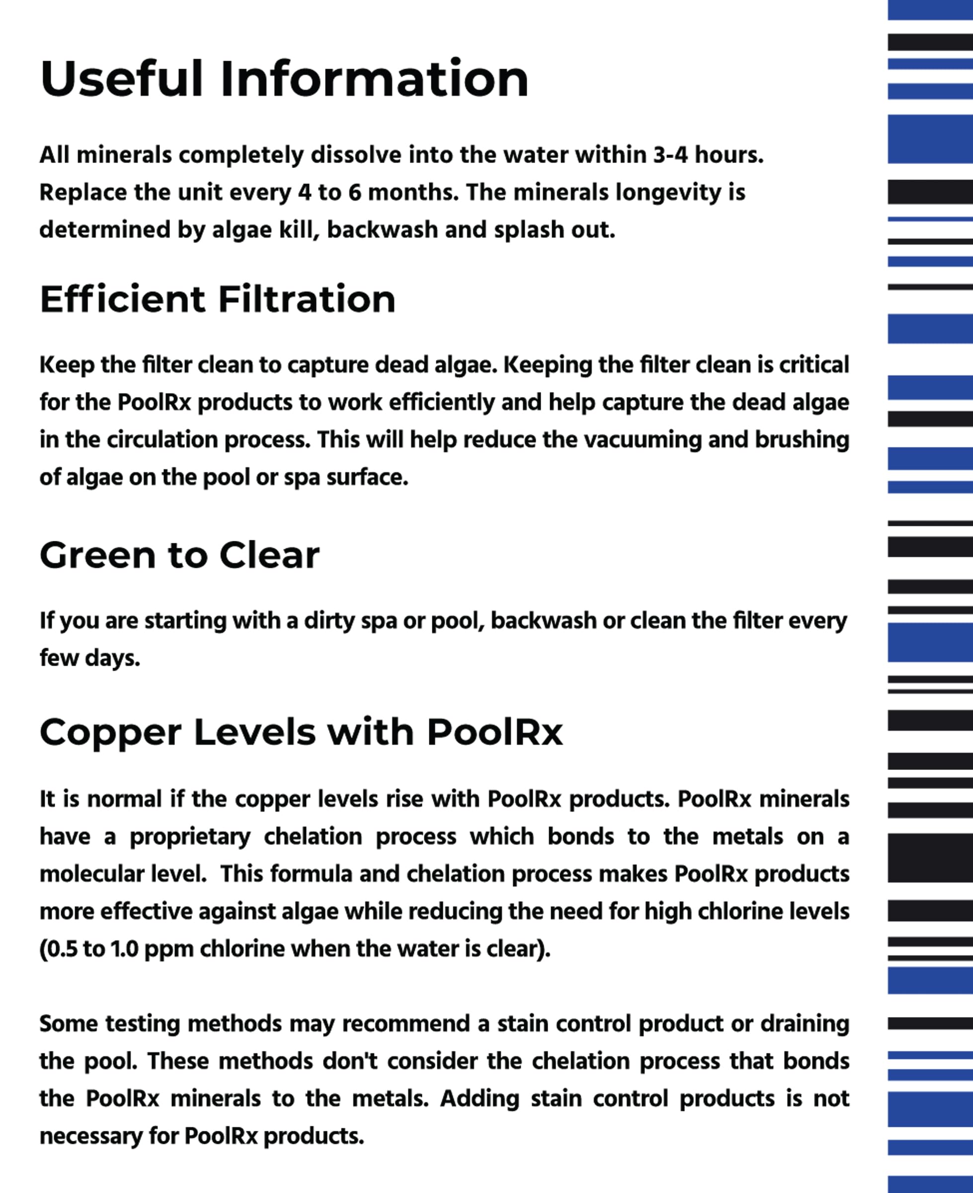 PoolRX+ Pool Unit for 20,000-30,000 Gallon Pools | Algae Prevention & Water Treatment | Perfect for In-Ground & Above-Ground Pools