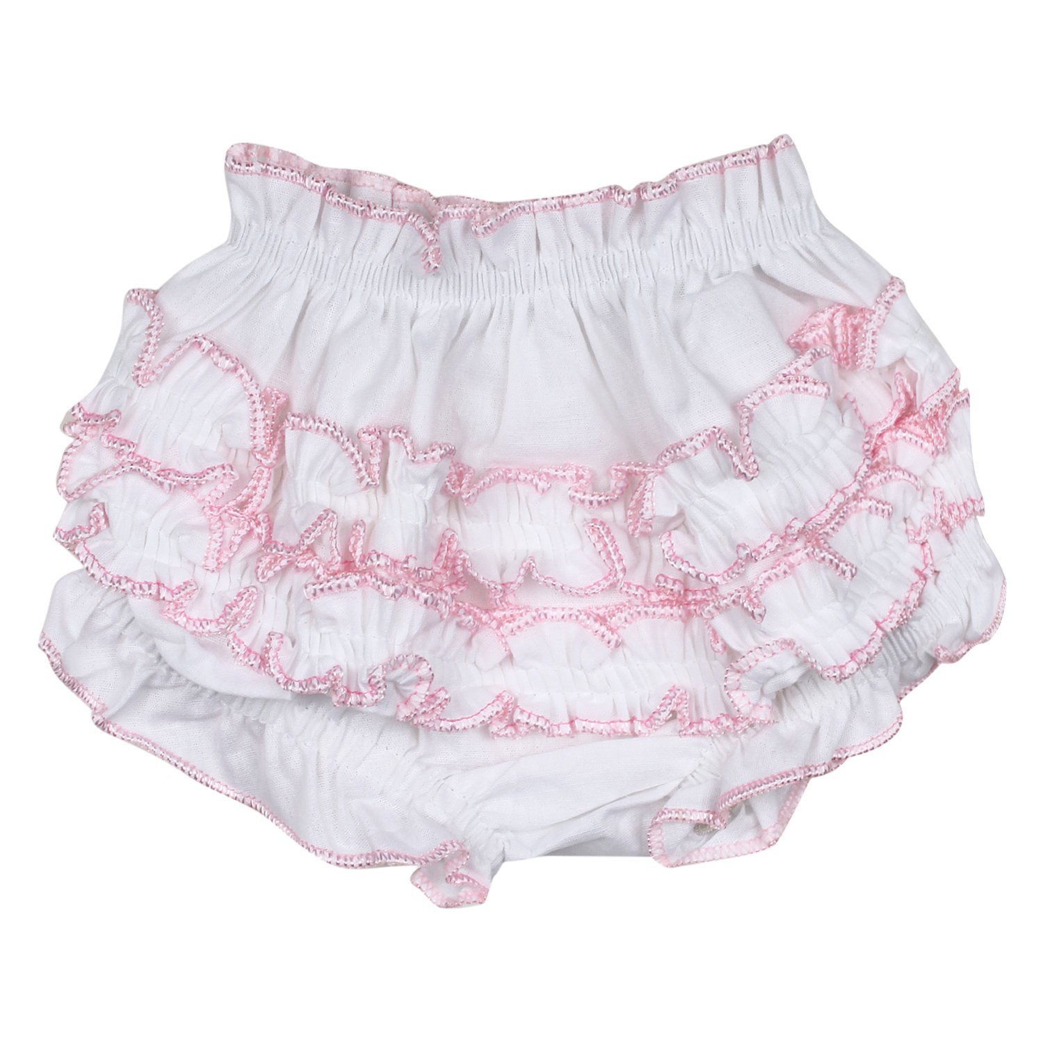 **GURU KRIPA Baby Girl Cotton Panty Set - 3-Piece Soft Fabric with Back Frill for Comfort & Style | Perfect for Daily Wear, Playtime & Special Occasions**