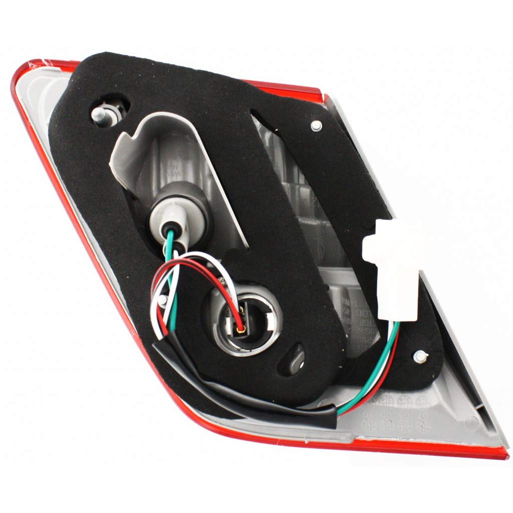 2007-2009 Toyota Camry Tail Light Assembly - DOT Certified LED Brake Lights with Bulbs (Driver & Passenger Side) | Replaces TO2818132 TO2819132 | Perfect for Night Driving & Enhanced Vehicle Safety