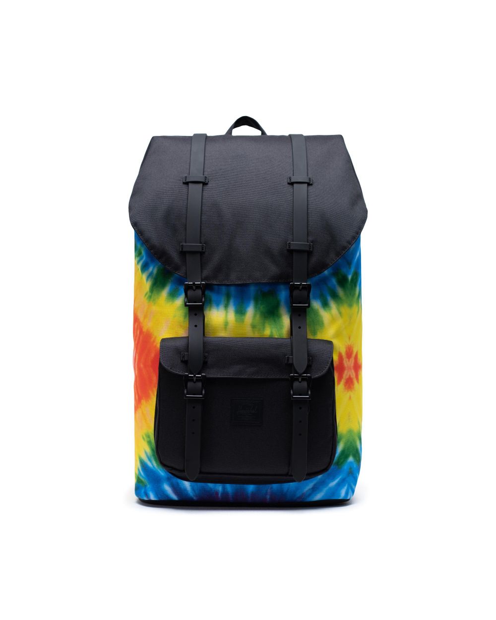 Herschel Supply Co. Little America Backpack - Rainbow Tie Dye Design for School, Travel & Outdoor Adventures