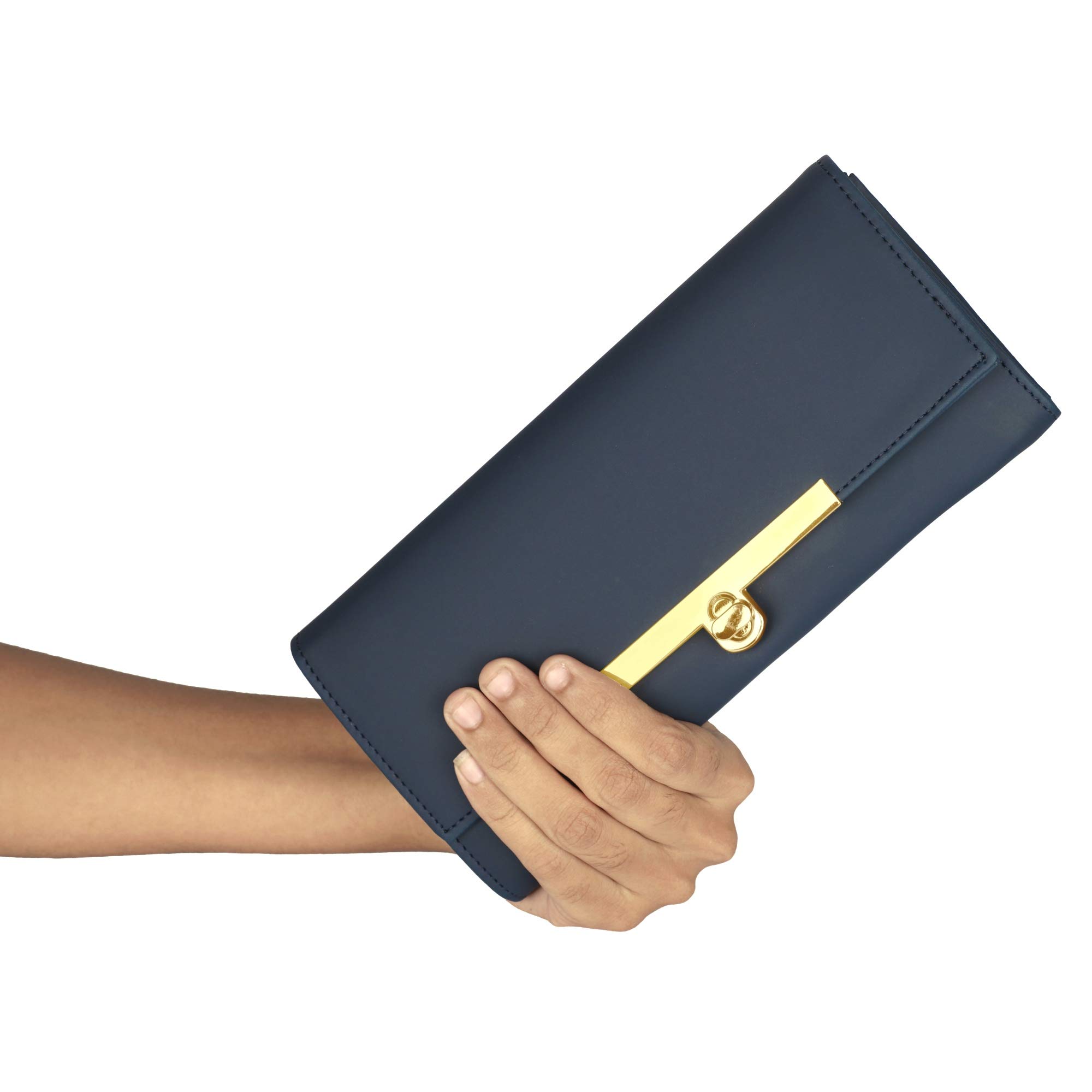 ALSU Genuine Leather Women's Wallet - Peacock Blue, RFID Blocking, Slim Bifold Design for Credit Cards & Cash | Perfect for Everyday Use, Travel, and Gift Giving