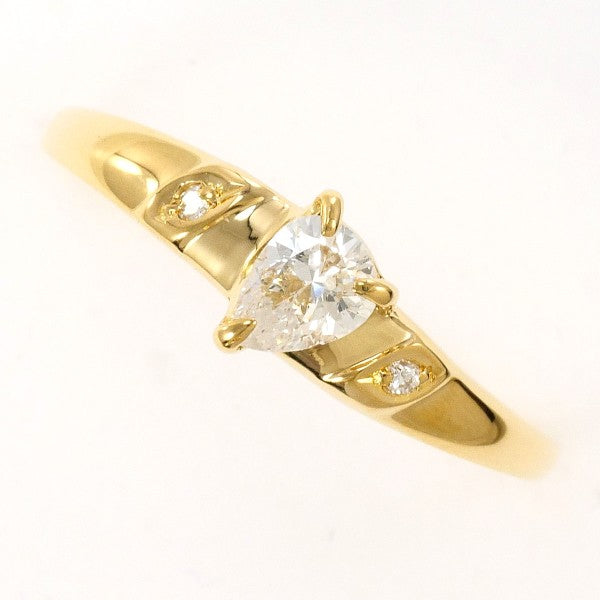 18K Yellow Gold Diamond Ring for Women - Elegant Solitaire Engagement & Wedding Band - Perfect for Proposals, Anniversaries & Special Occasions