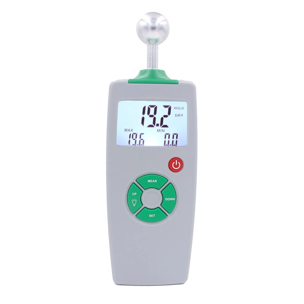 WSSBK Digital Wood Moisture Meter - Accurate Paper Humidity Tester & Wall Hygrometer for Timber, Lumber, Firewood - Perfect for Carpenters, Flooring Installers & Woodworkers