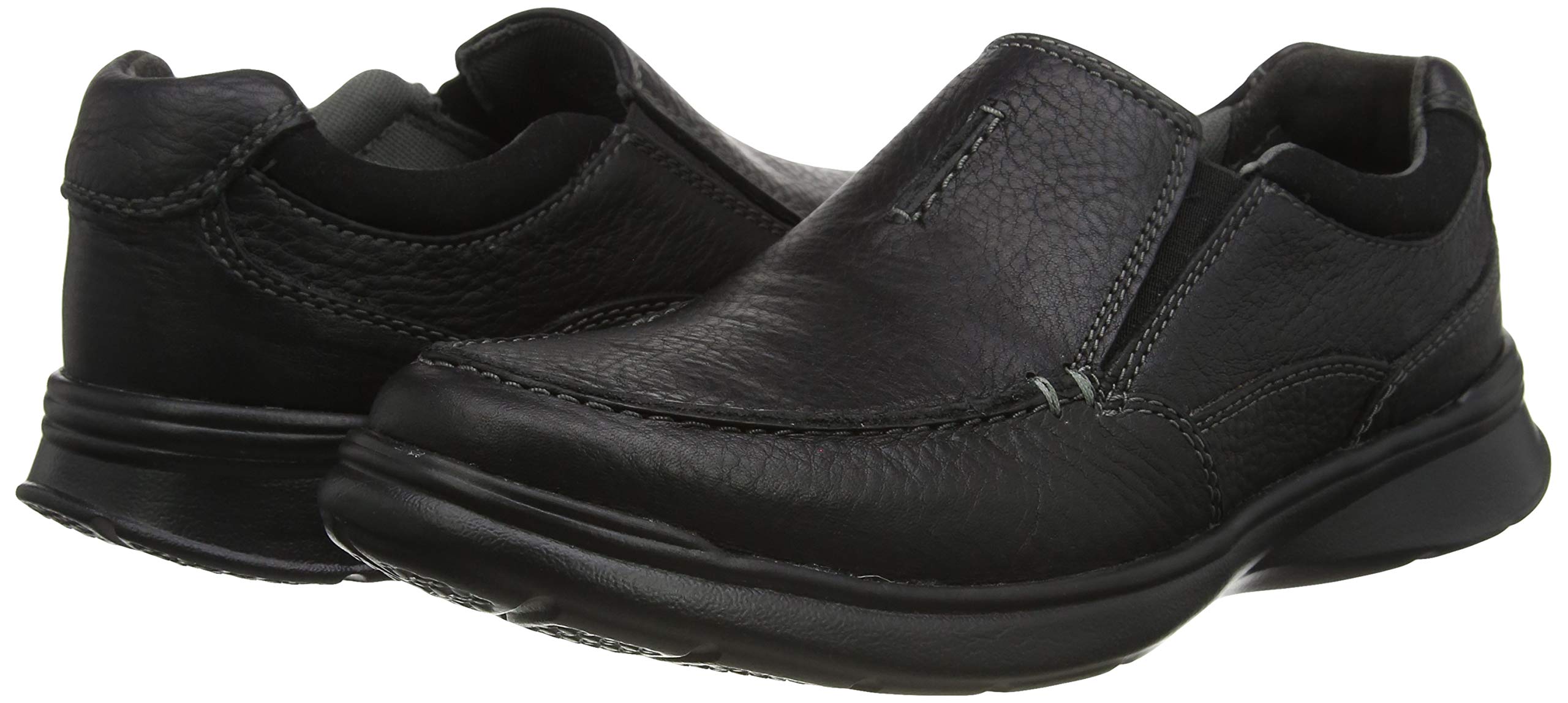 Clarks Men's Leather Loafers - Comfortable Slip-On Dress Shoes for Business & Casual Wear | Perfect for Office, Travel & Everyday Use